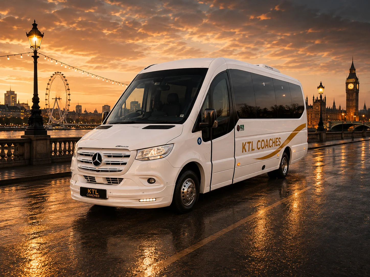 KTL Coaches luxury coach and minibus fleet in London